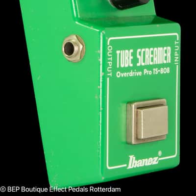 Ibanez TS-808 Tube Screamer with JRC4558D op amp 1981, " R " logo s/n 127576 Japan image 2