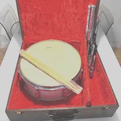Slingerland "Time Capsule" 60's Hollywood Ace 5X14 WMP case, solid snare stand, unopened sticks image 7