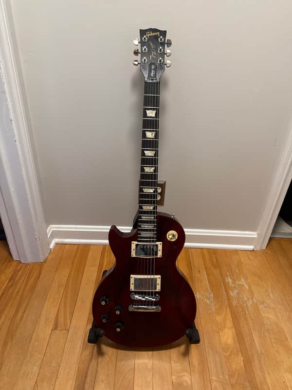 Gibson Les Paul '70s Tribute Humbucker Left-Handed 2013 - Wine Red image 1