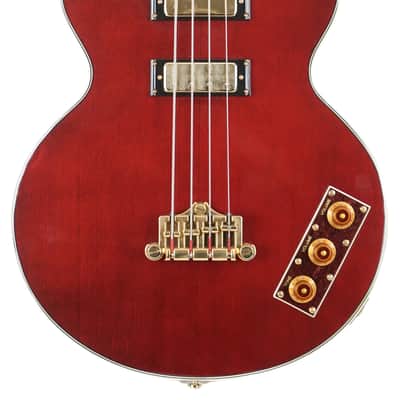 2006 Epiphone Allen Woody Rumblekat Bass Cherry image 2