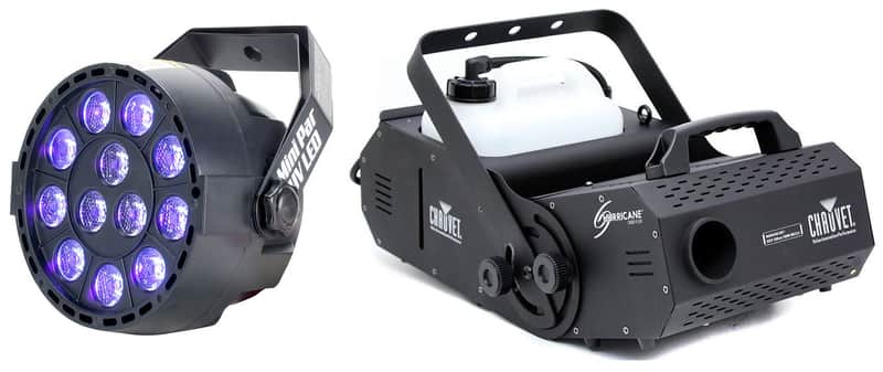 Chauvet HURRICANE H-1800 FLEX Fogger Fog/Smoke Machine H1800+Par Can Blacklight image 1