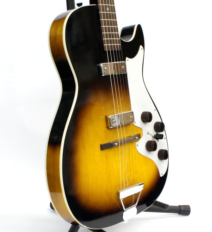 Very Clean Original Vintage 1963 Silvertone 1421 Stratotone H-46