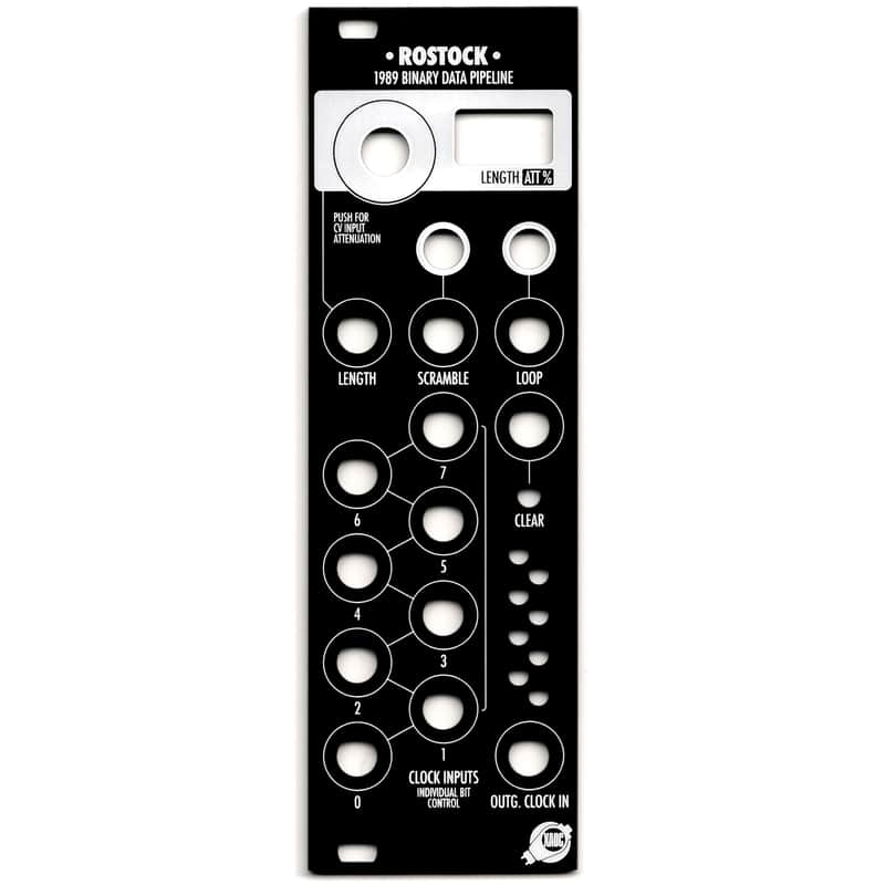 Xaoc Devices Rostock Black Panel - Accessory for Modular Synthesizers image 1