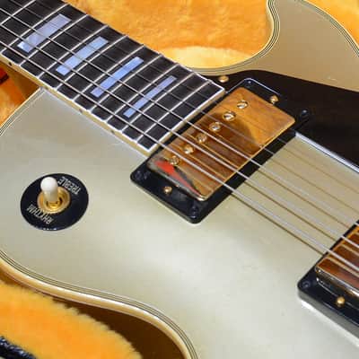 Gibson Custom Shop Les Paul Custom Special Order M2M Murphy Lab Lightly Aged Antique Silver 2024' image 4