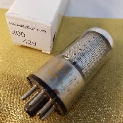 Tung-Sol ONE (1) 6SJ7GT Pentode tNOS AT1000 Mesh Plate TESTED Vacuum Tube Audio 1938-1959 image 1