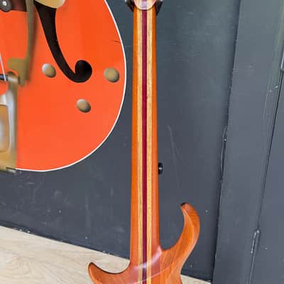 Warrior Dran Michael 5-string Bass "NAMM" 2020 - stunning featherweight Spalted Maple NAMM Show display model # 9. image 8