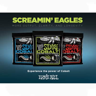 Hybrid Slinky Cobalt Electric Guitar Strings 9-46 Gauge Set FeCo-alloy enhanced magnetic properties image 3