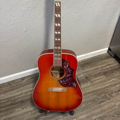 Epiphone Hummingbird PRO Acoustic Electric Dreadnought Guitar Cherry Sunburst image 1