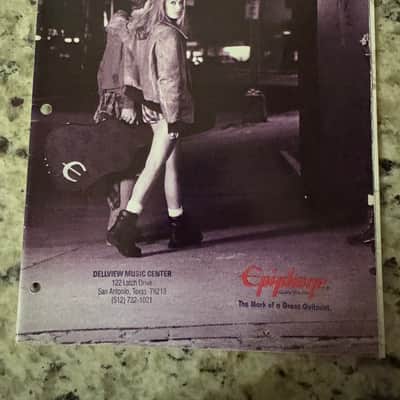 Epiphone Catalog 1995 les Paul flying V Ixplorer SG standard classic goldtop custom nighthawk Pro 1 2 Firebird special image 1
