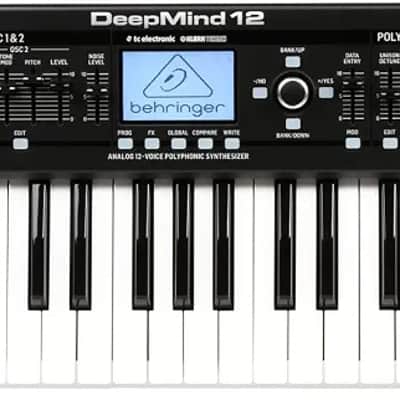 Behringer DeepMind 12 49-Key 12-Voice Polyphonic Analog Synth 2016 - Present - Black