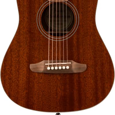 Fender California Standard Redondo Mini with Bag, Spruce Top, Natural Sapele image 8