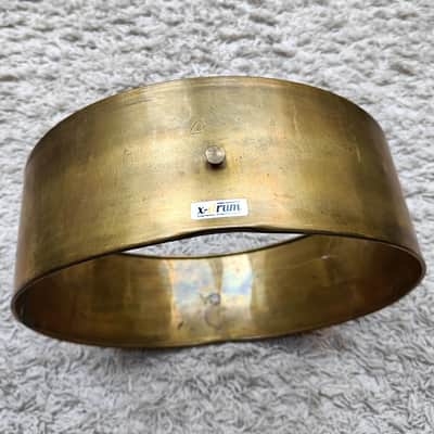 SONOR BRASS 12" x 4" - Snare Drum Shell with Hoops Vintage 40s/50s image 4