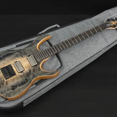 Mayones Duvell 6 4Ever Curly Poplar - Natural Fade Black Burst image 3