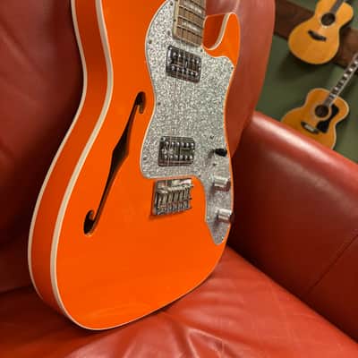 Fender Limited Edition Parallel Universe Series Deluxe Thinline Super Telecaster Orange image 6