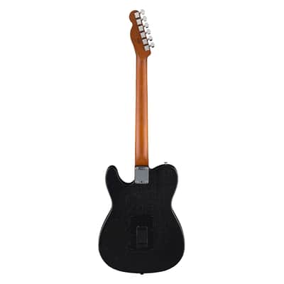 Used Fender Acoustasonic Telecaster Acoustic-Electric Guitar - Black image 8