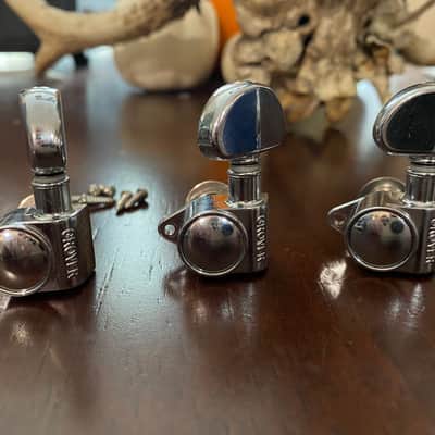 Grover Rotomatic Tuners Chrome image 6