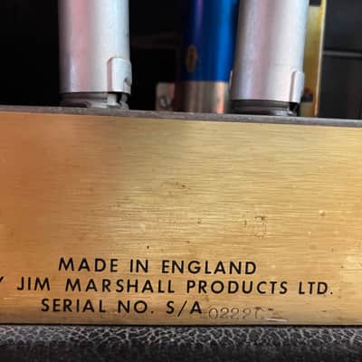 Marshall JMP 1987 2-Channel 50-Watt Guitar Amp Head 1971 - Black image 17