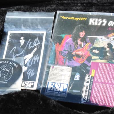 1988 ESP USA Custom Shop Mirage Deluxe Finished With Real $5 Dollar Bills Guitar Super Rare - OHSC image 10