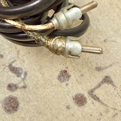 Vintage 1960's Fender Black Panel Guitar Amplifier Footswitch Reverb-Vibrato RCA image 5