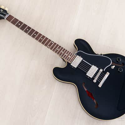 2022 Gibson Custom Shop 1959 ES-335 Murphy Lab Ultra Light Aged Ebony w/ Custombucker PAFs, Case & COA image 12