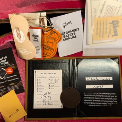Gibson Custom Shop Willcutt Exclusive 1957 Les Paul Standard Reissue V2 Neck Goldtop (453) image 8