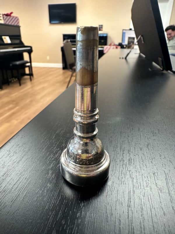 Vincent Bach Mount Vernon 10 1/2 C Cornet Mouthpiece, Vintage Mt Vernon Stamp image 1