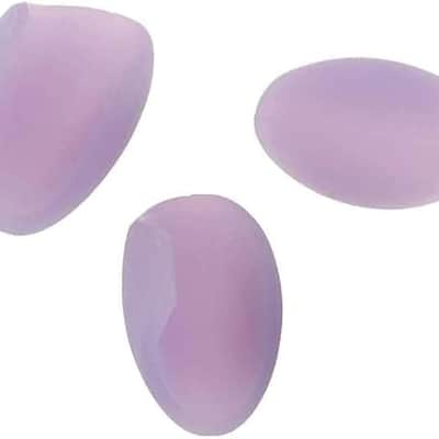 5pcs Flute Thumb Rest Cushion Soft Silicone Finger Cover for Flute Wind Instrument Black Purple Pink Yellow Rose Pink image 2