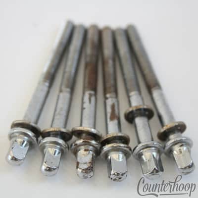 *Ludwig 6x Tension T-Rods 2 1/4"Chrome Floor Tom Drum Super Classic Vintage 60s* image 2