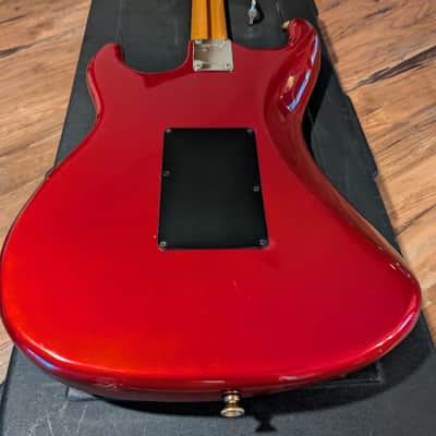 1983 Kramer Pacer Deluxe Electric Guitar Candy Red "B Plate" Original Parts W/HSC image 19