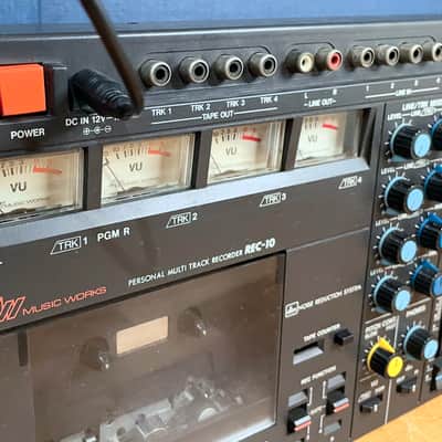 Music Works REC-10 4-Track Cassette Recorder 80s Japan [VERY RARE] image 2