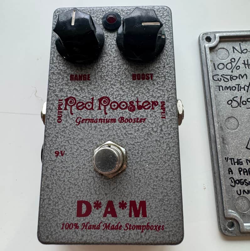 D*A*M* Differential Audio Manifestationz DAM Red Rooster Booster 2008 #180 – Early David Main Build – Vintage Germanium image 1