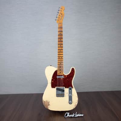 Fender Custom Shop 52 Telecaster Heavy Relic Guitar - Aged Vintage White - CHUCKSCLUSIVE - #R127076 image 2