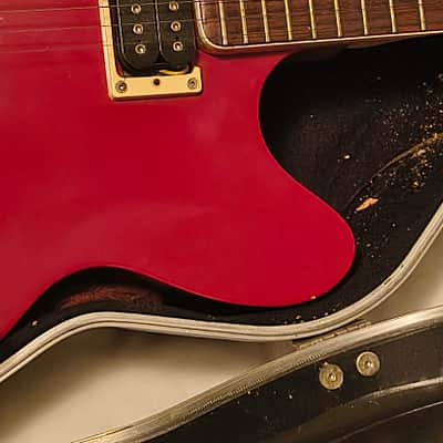 Burns-Baldwin 712 Silvertone 1966 - Beautiful Red Gloss - Bigsby image 3