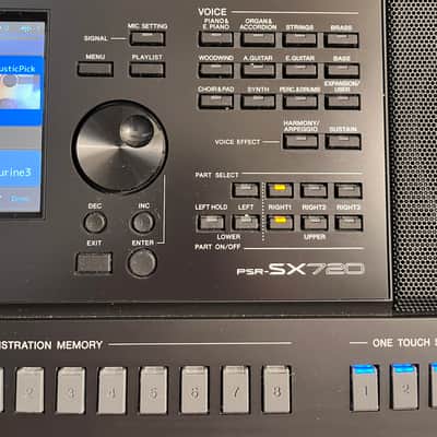 Yamaha PSR-SX720 61-Key Arranger Workstation 2024 - Present - Black image 8