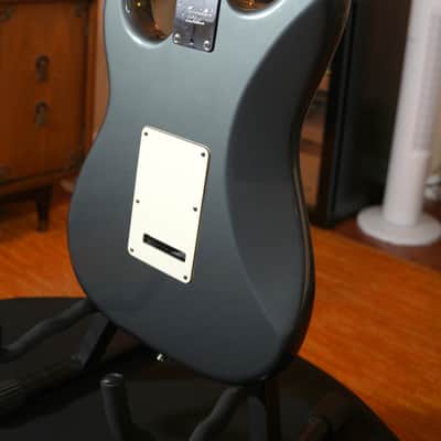 2012 Fender American Standard Stratocaster – Charcoal Frost Metallic (7.3 lbs) w/ CS Pickups & TSA OHSC image 14