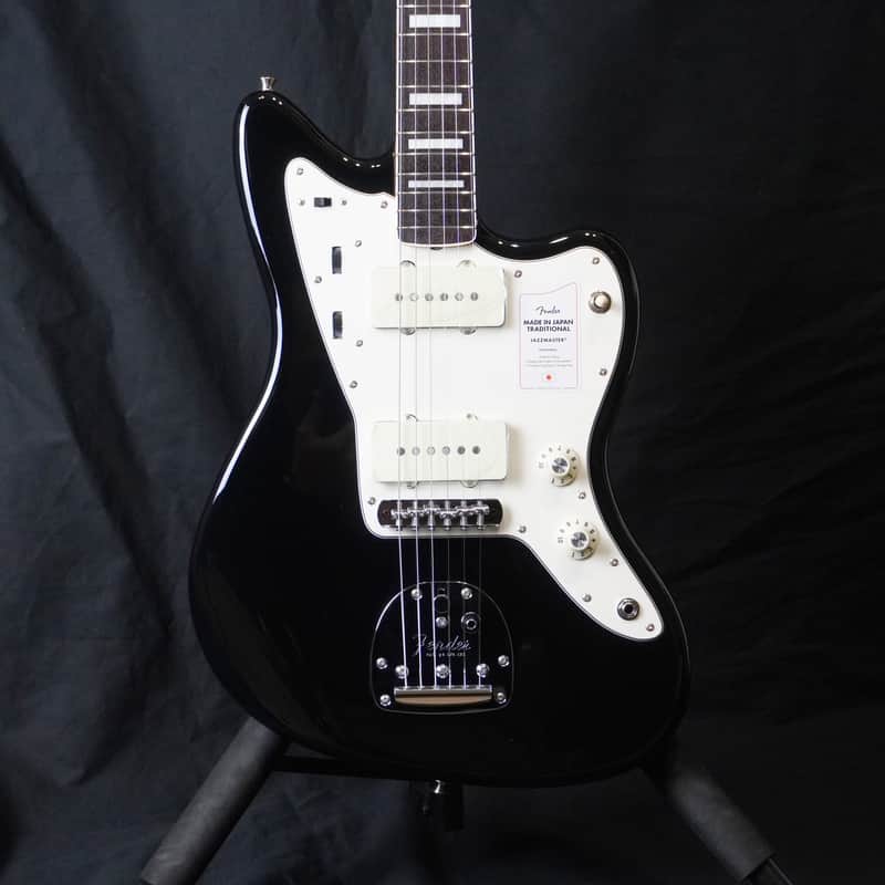 *NEW* Fender 2025 Collection MIJ Traditional Late 60s Jazzmaster Black with Matching Headstock image 1