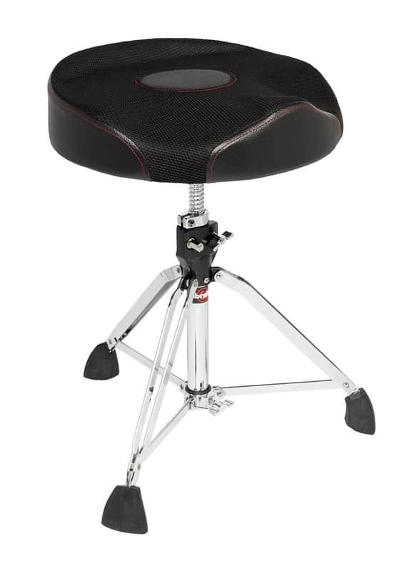 Gibraltar 9608RW2T 9000 Series 17-Inch Airtech Mesh Round Drum Throne image 1
