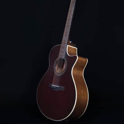 Ibanez AE100 Acoustic/Electric, Burgundy Flat image 6