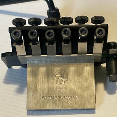 2010's Era Used FRT-01000 1000 Series Licensed Floyd Rose Black Guitar Tremolo Bridge & Arm image 5