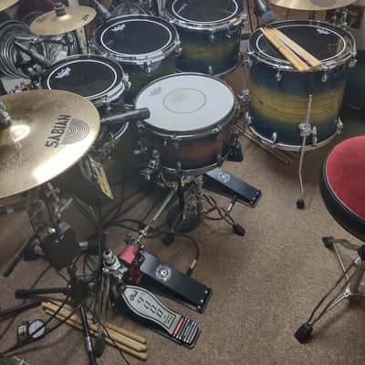 Mapex Armory 7 Piece Drum Set - Bass and Toms - Rain Forest Burst image 5