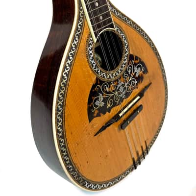 Flat-Back Mandolin Model Luxe Bruno Klemm 1890's / 1900's image 4