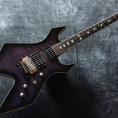 B.C. Rich Warlock-920JE - See Through Black Burst - VERY GOOD condition image 4