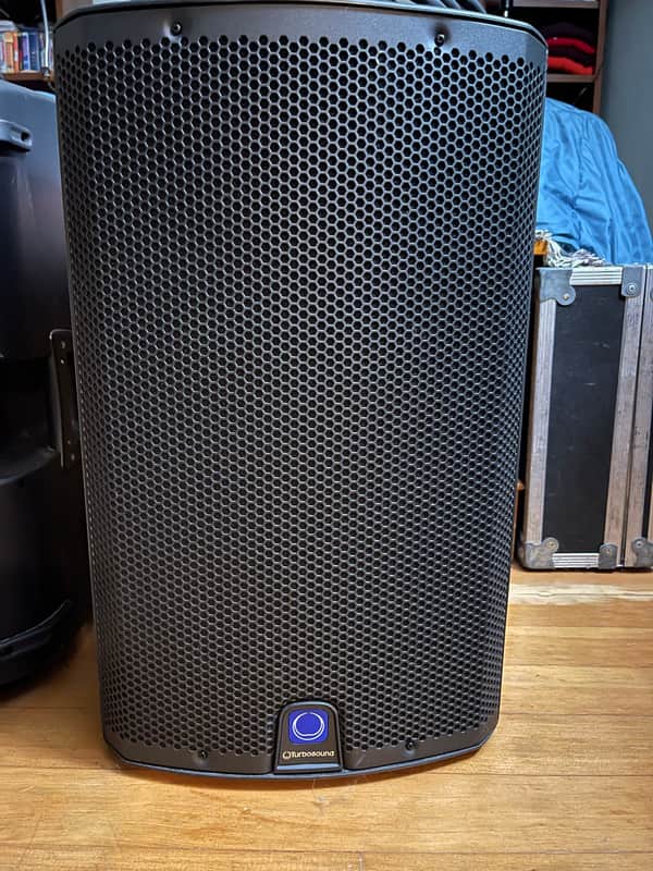 Turbosound IQ12 2-Way 2500-Watt 12" Powered PA Speaker 2010s - Black image 1