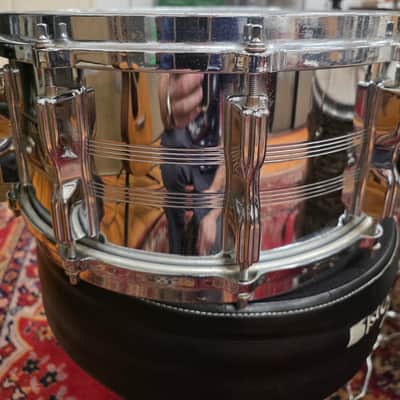 Tama Mastercraft Imperialstar 8056 14x6.5 10 Lug Snare Drum 1980s image 3