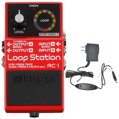 Boss RC-1 Loop Station Bundle w/ Boss PSA-120S2 Power Supply image 1