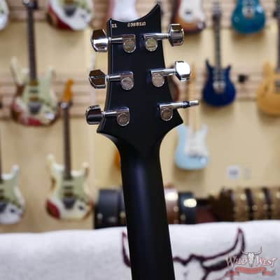 Paul Reed Smith PRS Wild West Guitars Special Run CE 24 Painted Black Neck 57/08 Pickups Violin Amber Sunburst 7.95 LBS image 8
