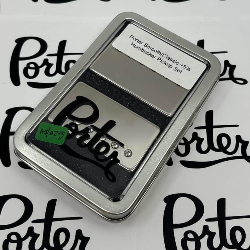 Porter Standard Classic/Smooth +5% Humbucker Pickup Set - Nickel image 1