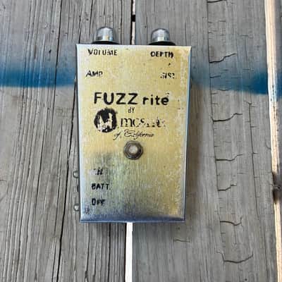 Mosrite Fuzzrite 1960s - Silver vintage electric guitar pedal fuzz image 1