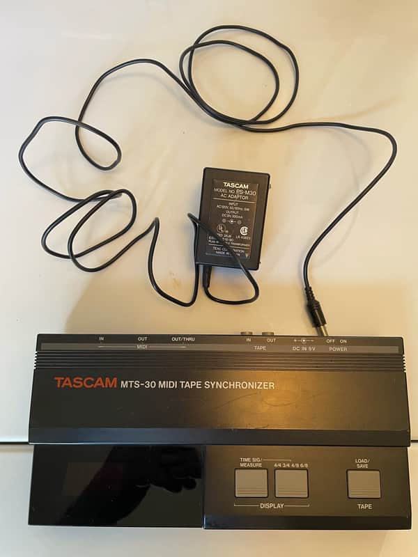Tascam MTS 30 Midi Tape Synchronizer with the FSK Generator | Reverb