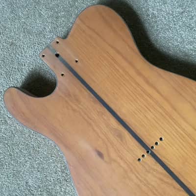 Tele Style Guitar Body, Ash and Flamed Maple image 6